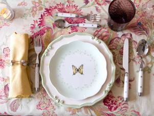 Butterfly-Inspired Place Setting
