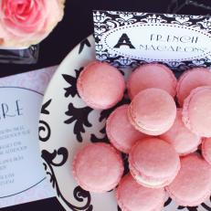 Pink French Macaroons