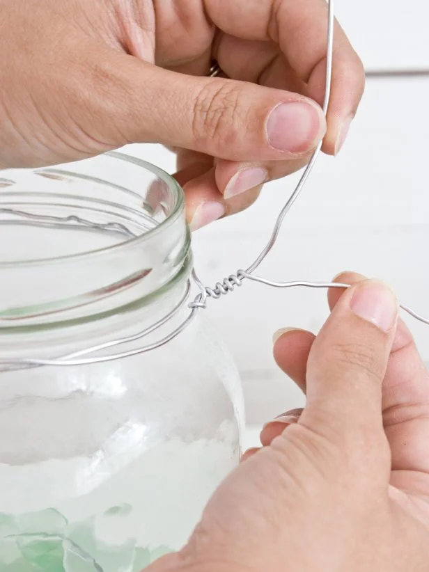 Attach Wire to Hanging Lantern