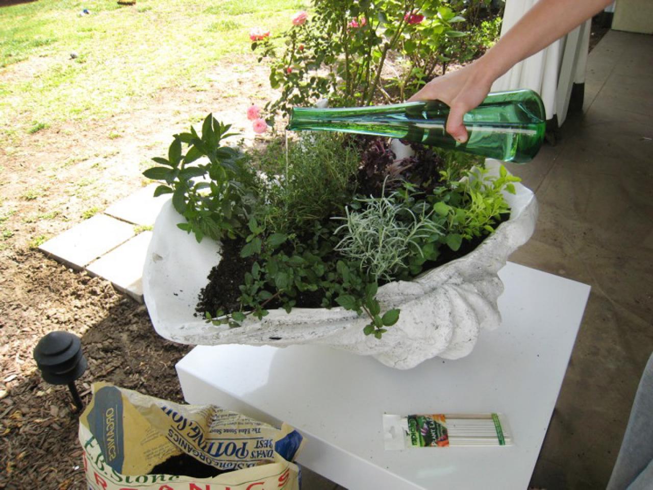 Create a Stunning Herb Container Garden   HGTV