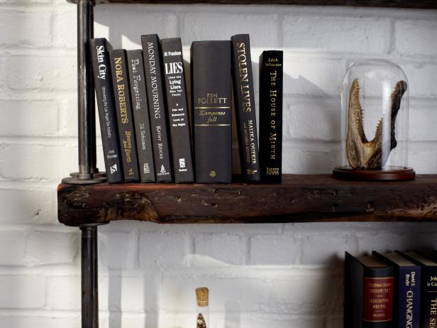 Industrial Rustic Bookshelf, Rustic Bookcase Ideas