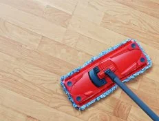 Mopping Wood Floors
