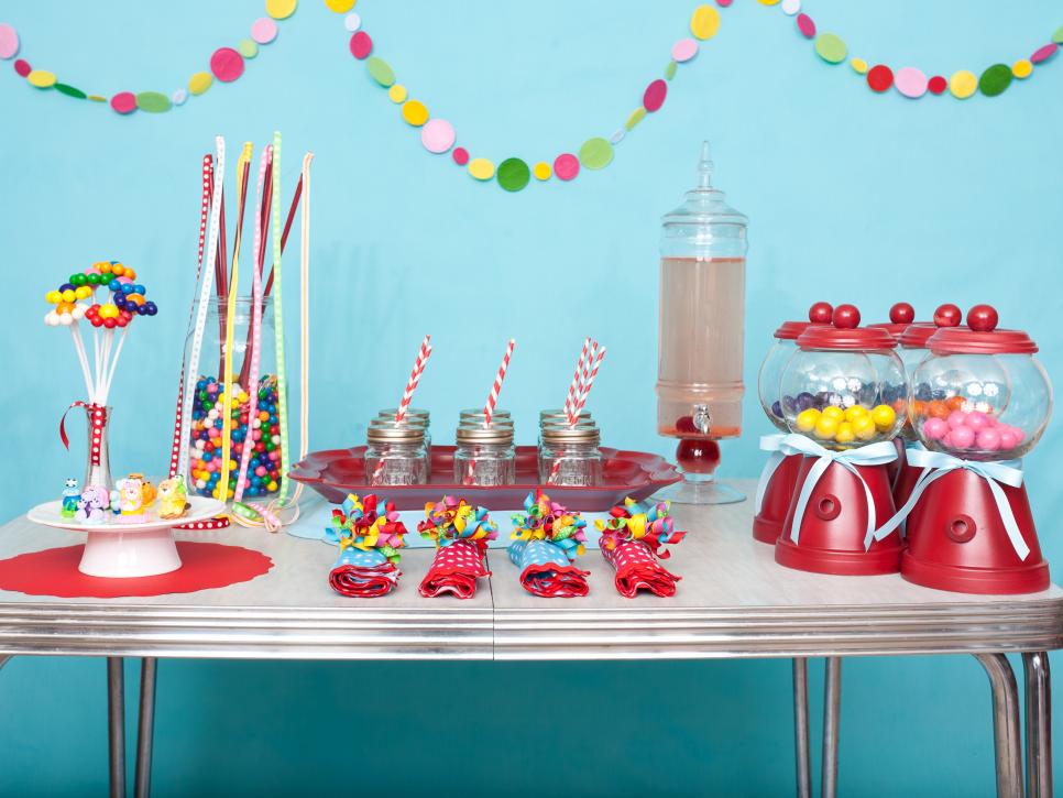 kids snack table