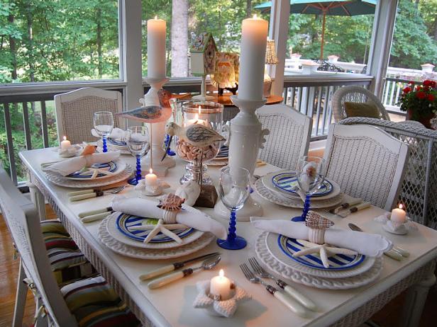 Nautical Outdoor Dining Table Hgtv