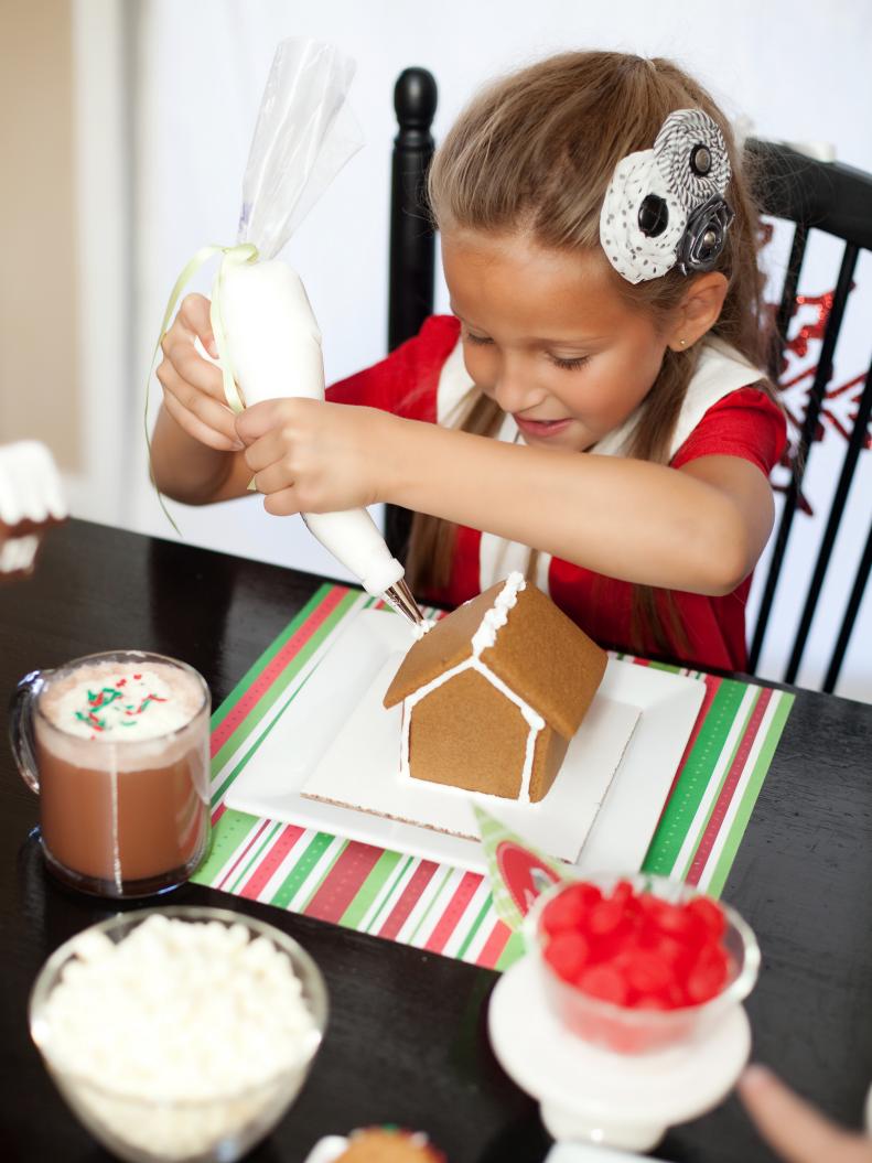 Icing Gingerbread House