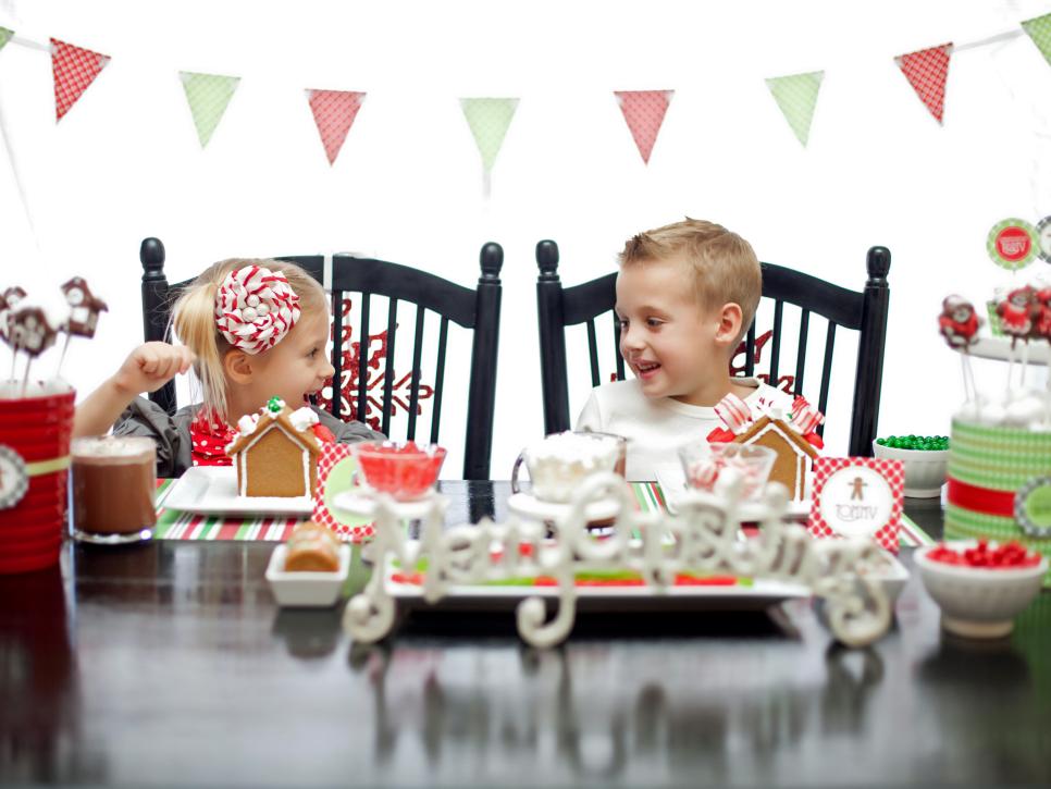 Host A Kid Friendly Gingerbread House Decorating Party Hgtv