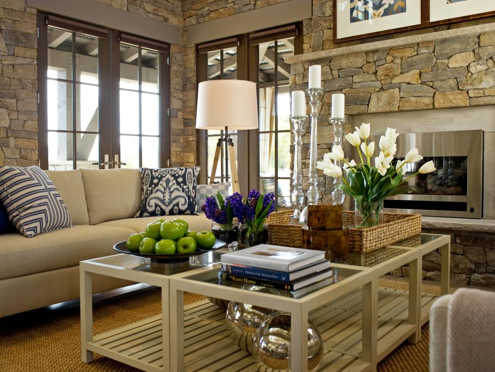 15 designer tips for styling your coffee table | hgtv