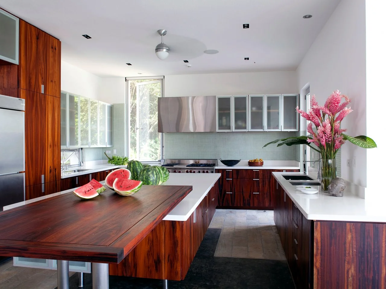 Kitchen island dining table combination top