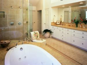 Luxurious Bathroom with Whirlpool Tub