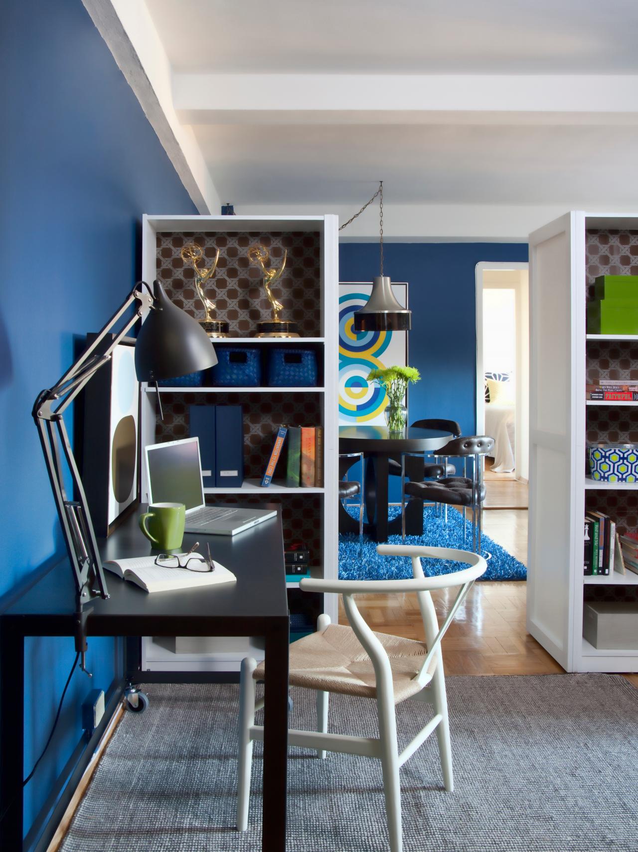 Home Office Ideas for Small Spaces - Blue i Style