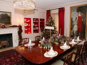 Christmas White House Dining Room