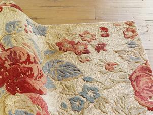 Pottery Barn Floral Spring Area Rug
