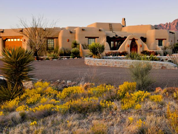 adobe-style new mexican home hgtv