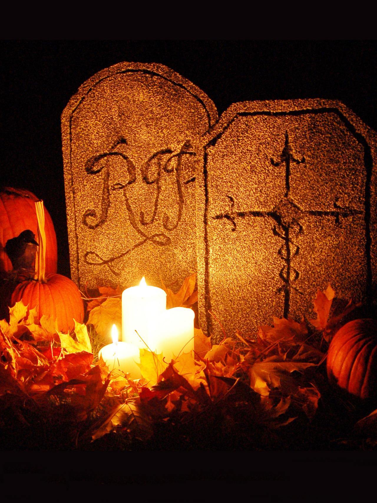  DIY Halloween Tombstone Decorations HGTV
