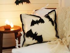 This oh-so-cute felt pillow requires basic sewing skills and will bring a handmade touch to your Halloween decor.