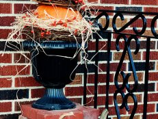 Stacked Pumpkin Topiary