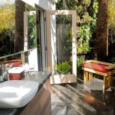 Outdoor Sink and Patio