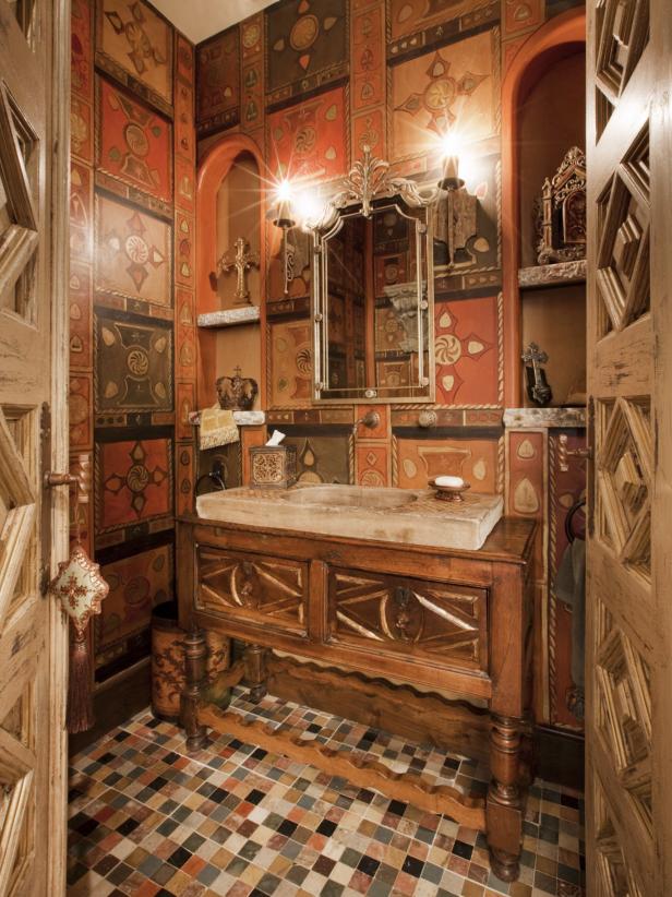 Old World Bathrooms, Old World Bathroom Vanity