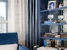 Blue Transitional Library