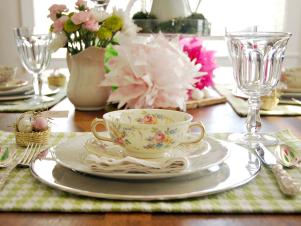 Floral Place Setting