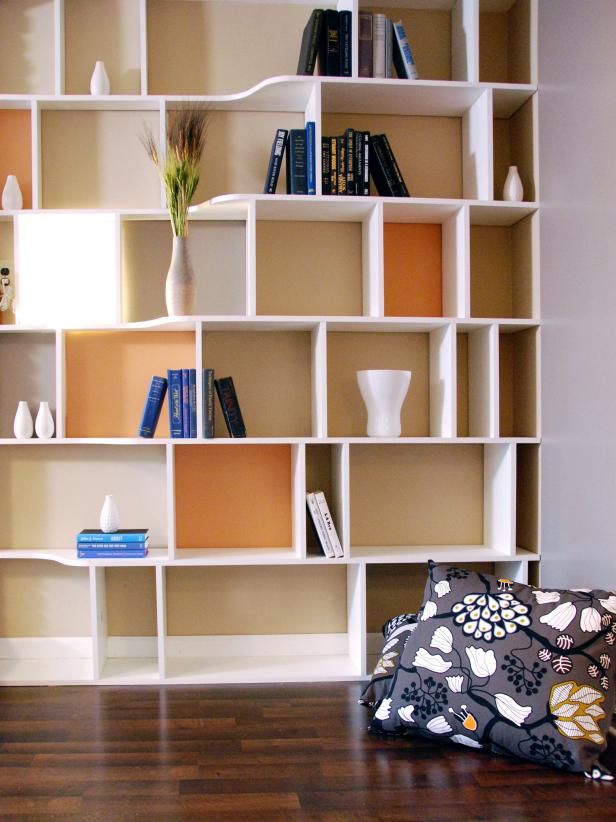 Stylish Wall To Shelves, How To Build A Shelving Unit On A Wall