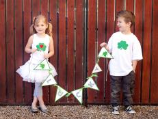 Decorate for St. Patrick's Day with this simply "Lucky" printable banner.