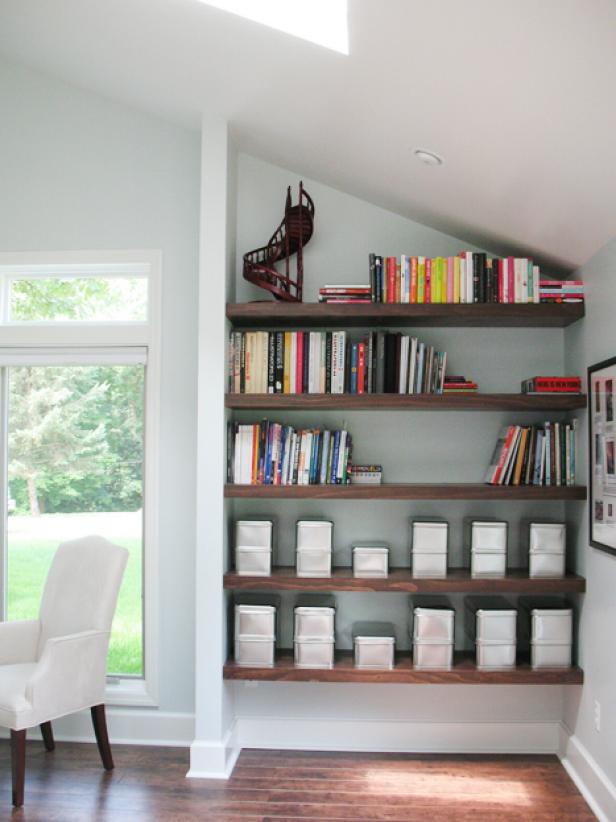 Utilize Spaces With Creative Shelves, Cool Wall Shelves