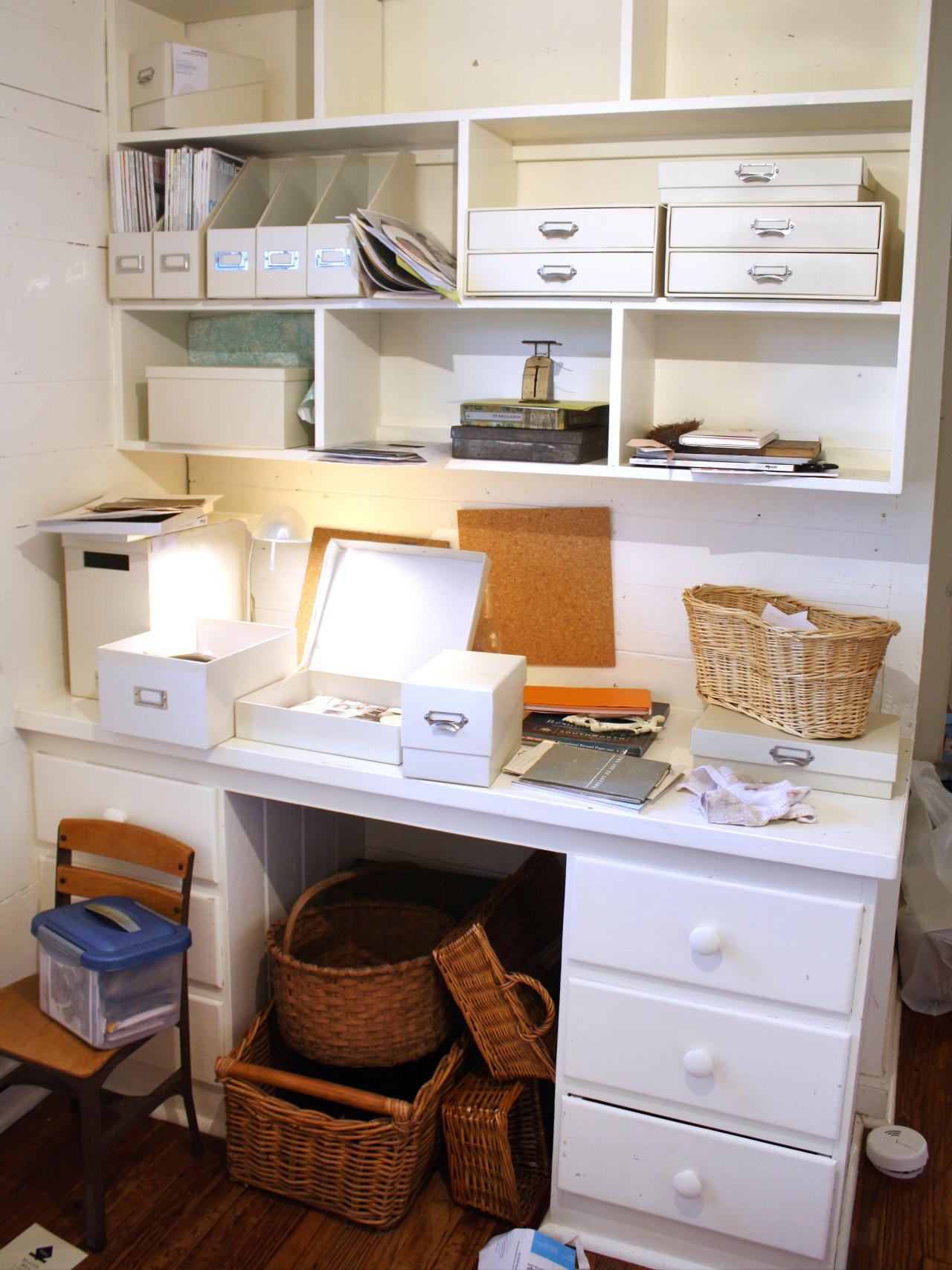 Chic, Organized Home Office for Under $100 | HGTV