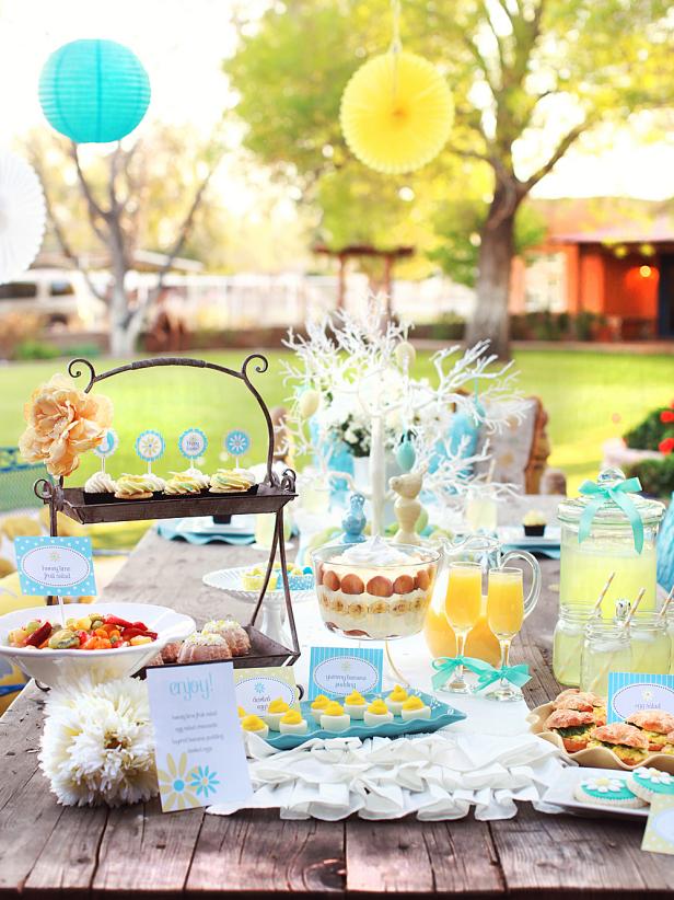 Easter brunch food and decor ideas