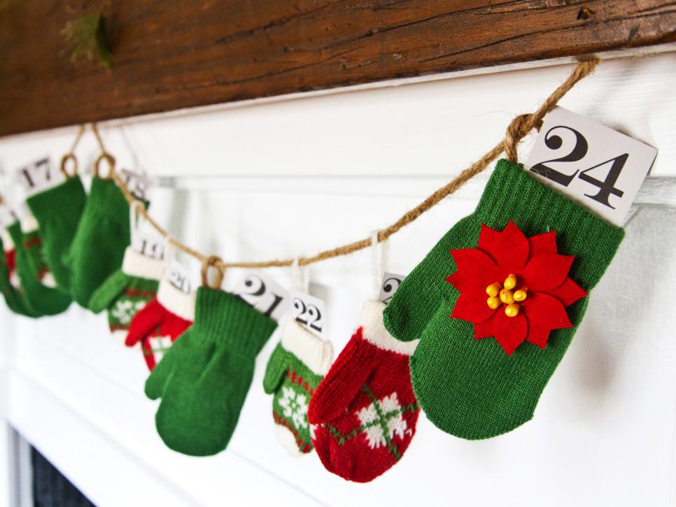 Mitten Advent Calendar HGTV