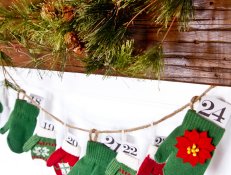 Toddler Mitten Advent Calendar