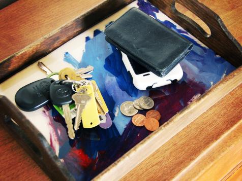 Help Kids Make a Custom Valet Tray for Dad