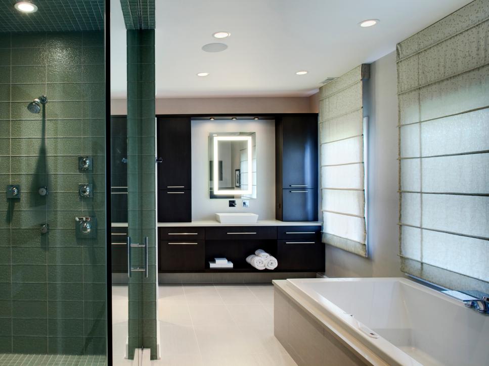 Dreamy Tubs and Showers Sleek and Sparkling Ambiance