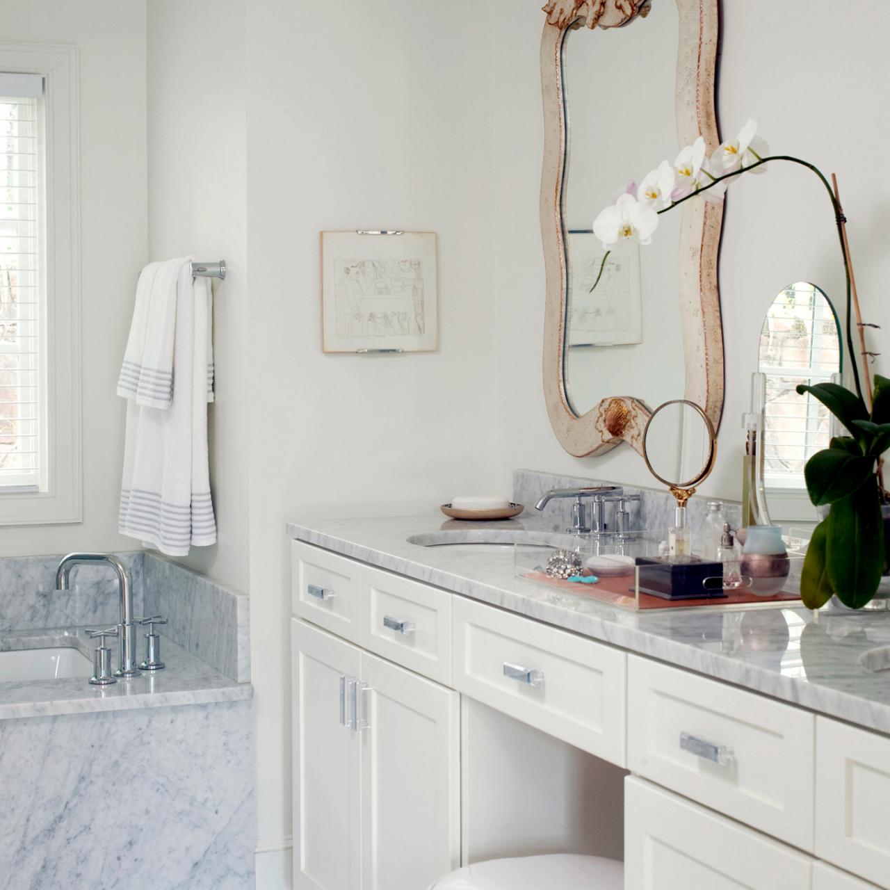 Built In Makeup Vanity - Traditional - closet - Architectural Digest