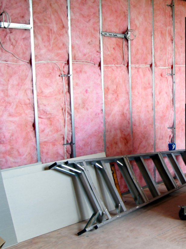 Pink Wall Insulation