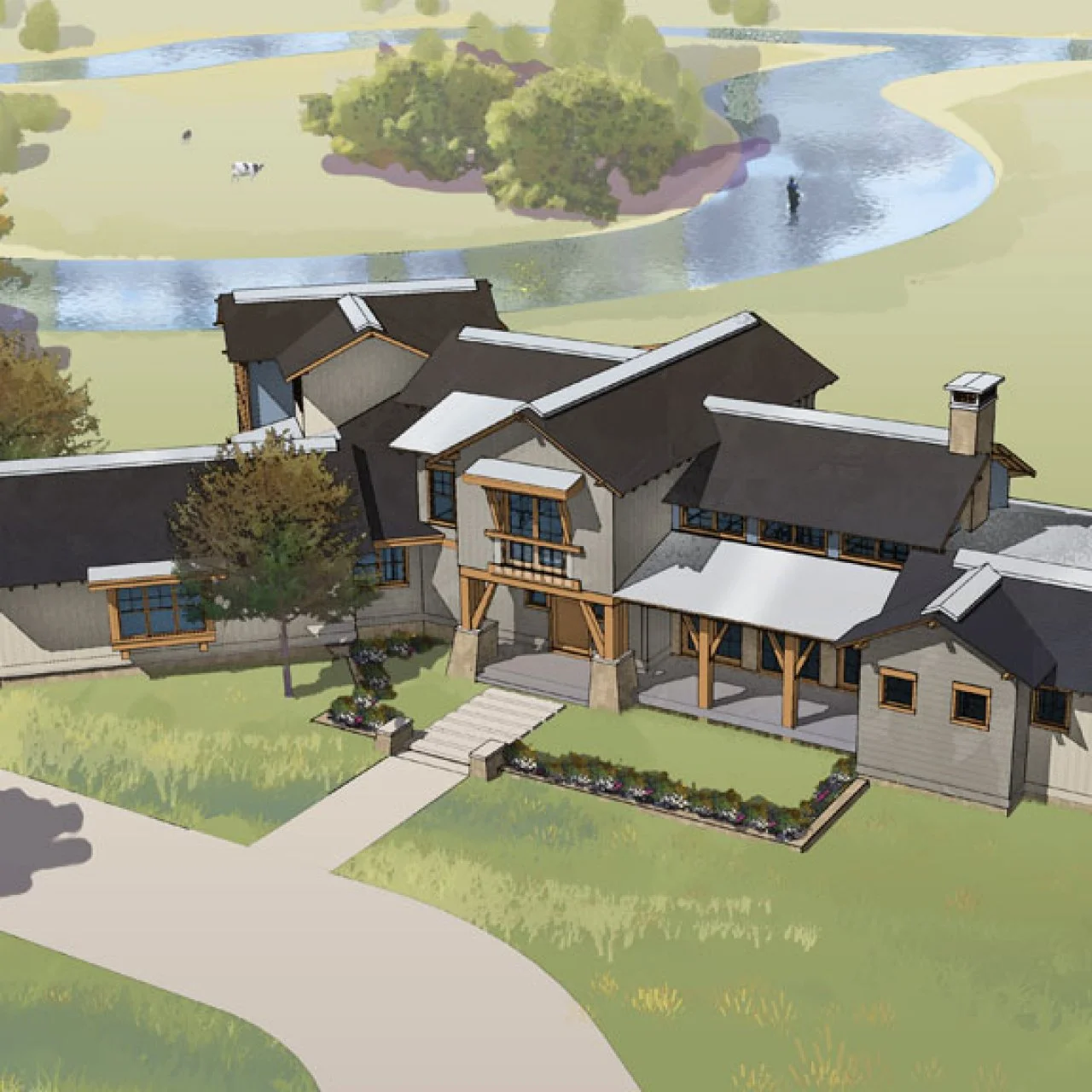 Landscape House Floor Plan
