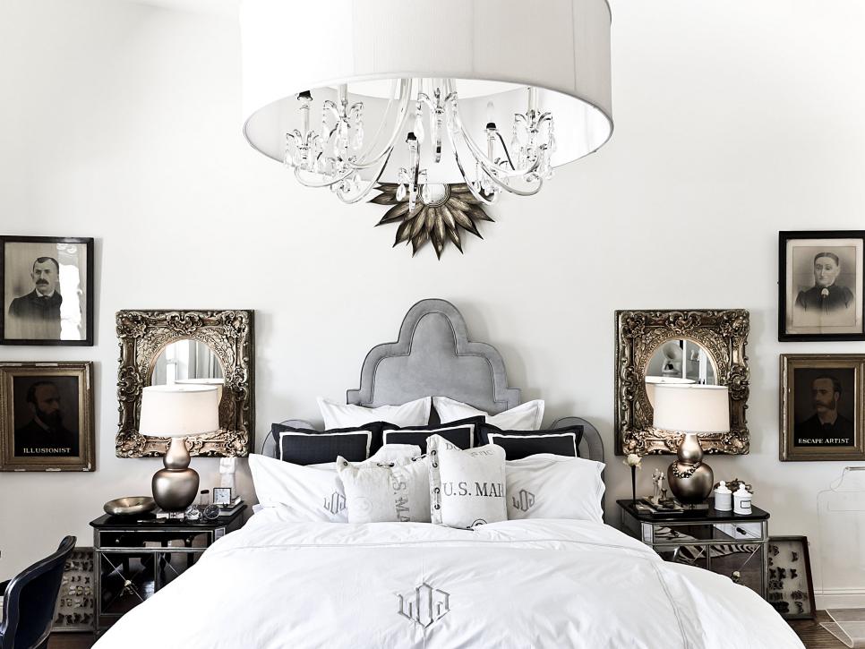 bedroom chandelier lighting | hgtv