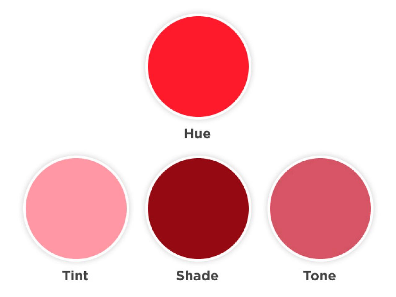 Hue, Tint, Tone and Shade. What's the difference? Color Wheel