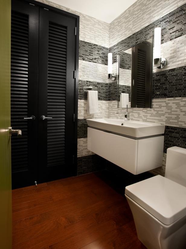 modern bathroom design ideas: pictures & tips from hgtv | hgtv