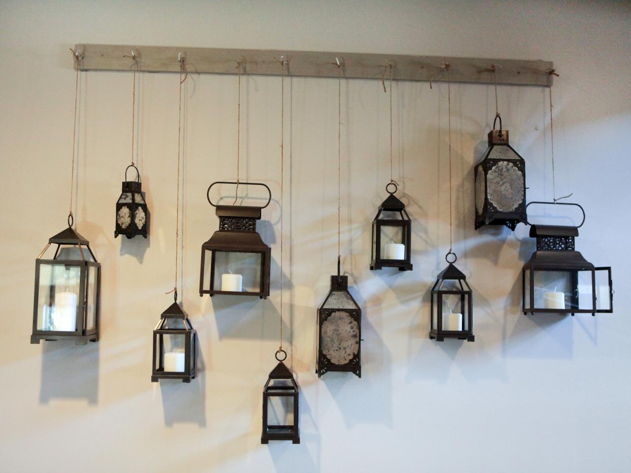 Lantern Gallery Wall  HGTV