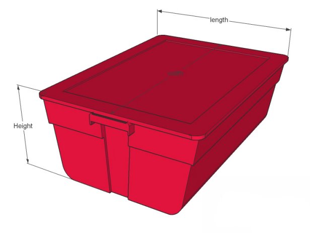 Laundry Room Tote Bin Diagram