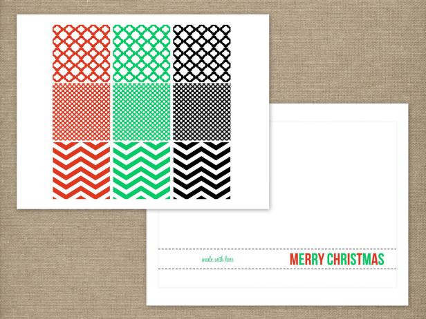 Print Templates for Holiday Ornament Cards