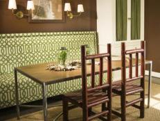 Country Dining Space With Built-In Banquette