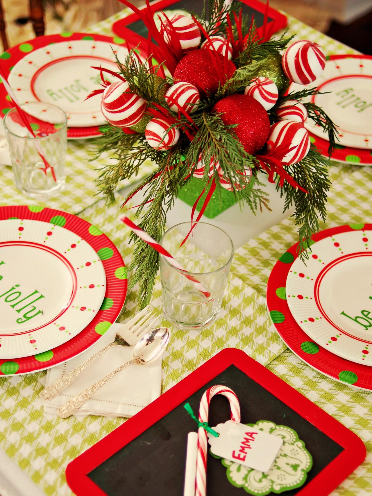 Children's christmas hot sale table decorations