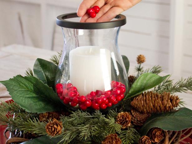 How to Make a Layered Holiday Centerpiece | HGTV