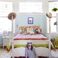 A Tween Girl's Bed.