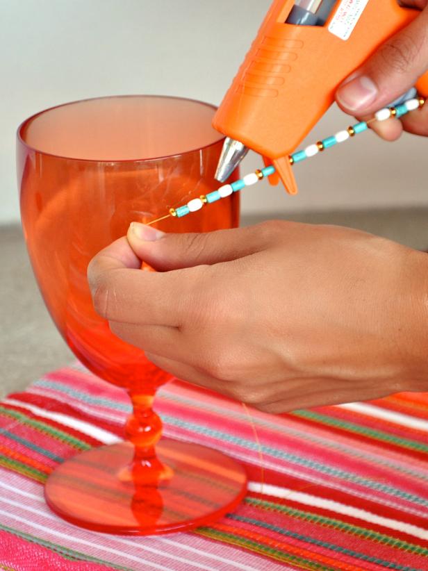 Glueing Beads to a Cup