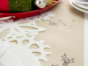 Holiday Table Runner Placecard