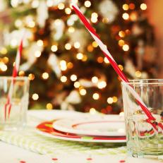 Christmas Straws for Kids' Table 