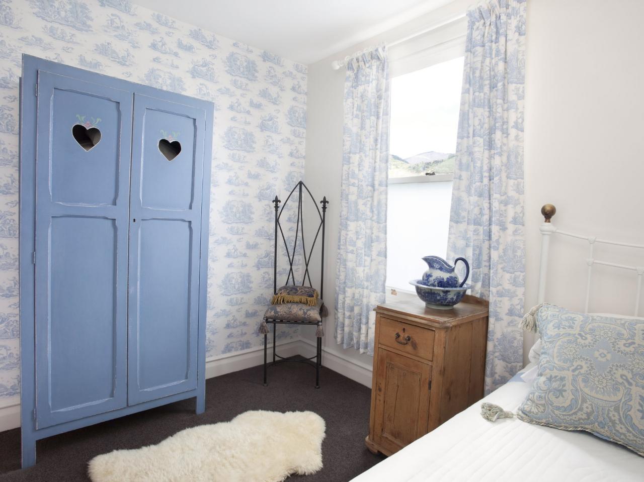 shabby chic bedroom ideas blue